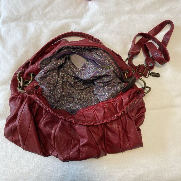 Deux Lux Red Large Slouch Hobo Bag Urban Outfitters - Picture 3 of 3